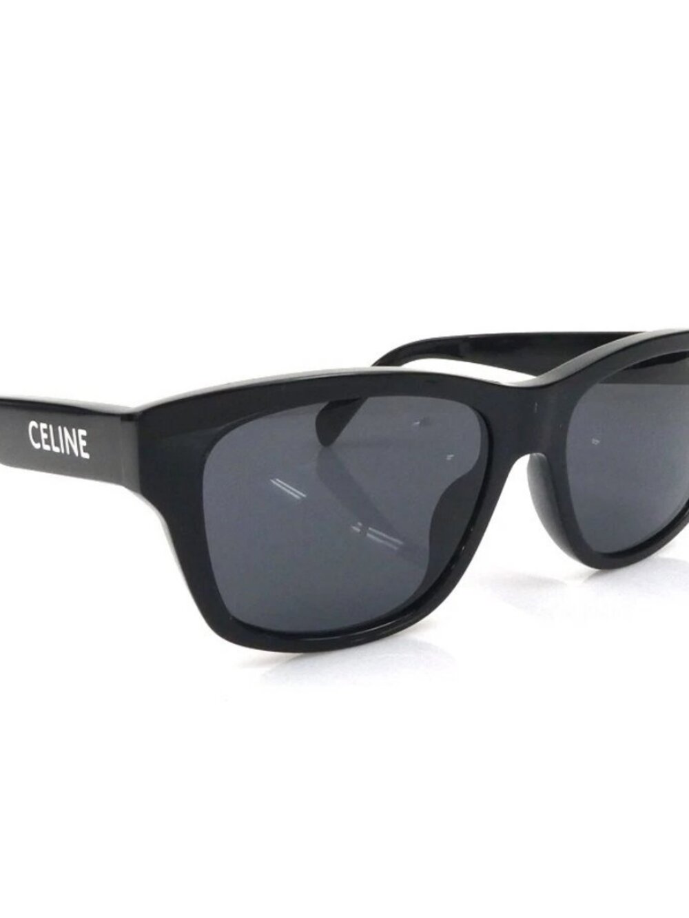 CELINE Sunglasses Black Plastic